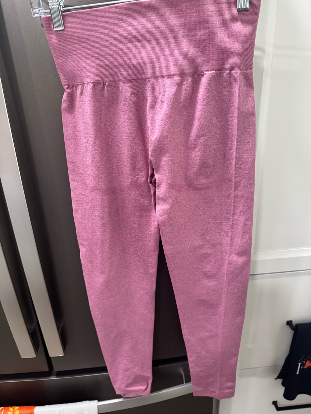 Girls' High-Waist Pink Active Leggings